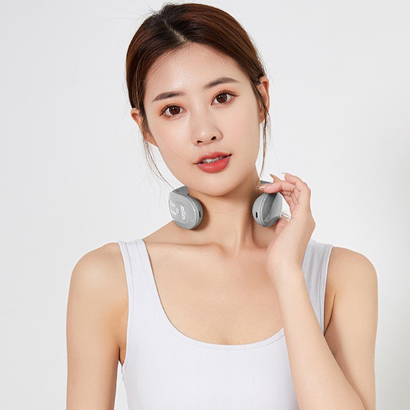 EMS Neck Acupoints Massager Device Intelligent Neck Massager With Heat Blue Hot Design