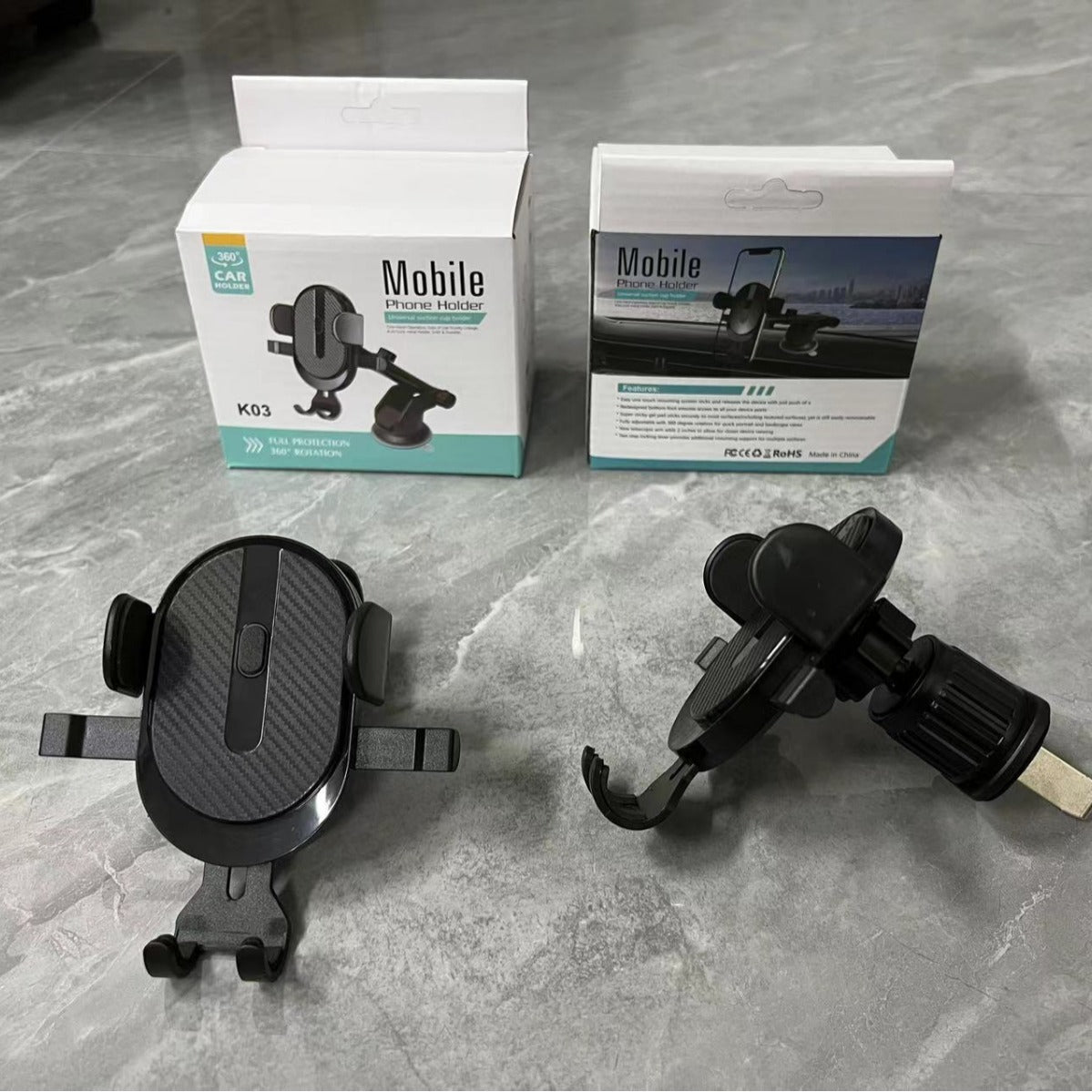 New Automatic Lock Mobile Navigation Telescopic Sucker Car Phone Holder