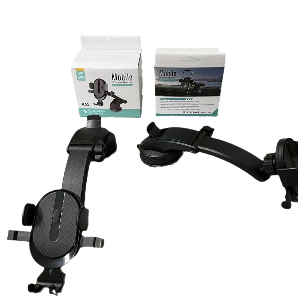 New Automatic Lock Mobile Navigation Telescopic Sucker Car Phone Holder