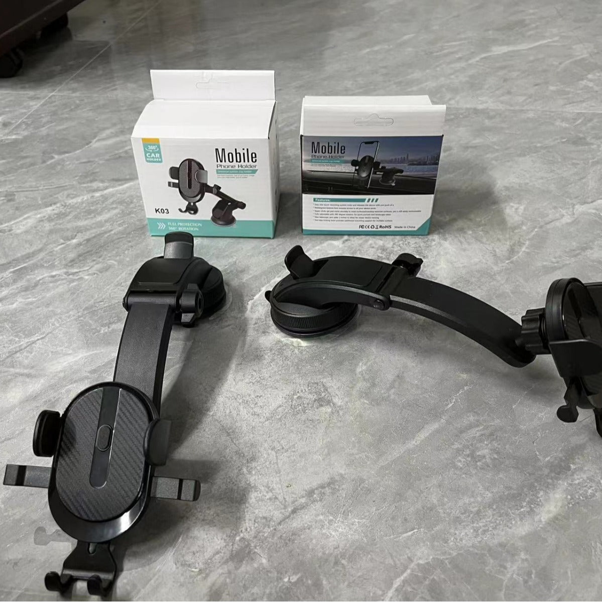 New Automatic Lock Mobile Navigation Telescopic Sucker Car Phone Holder