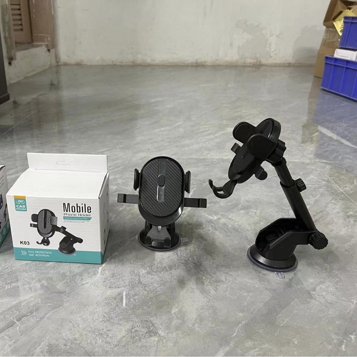 New Automatic Lock Mobile Navigation Telescopic Sucker Car Phone Holder